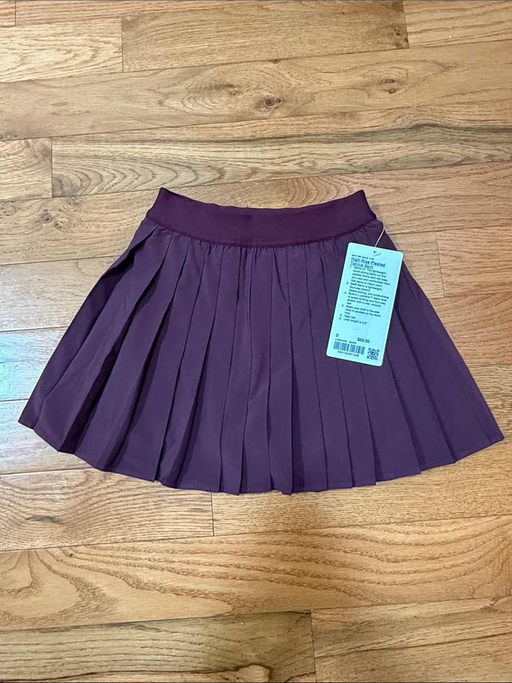 NWT Lululemon High-Rise Pleated Tennis Skirt Size 0